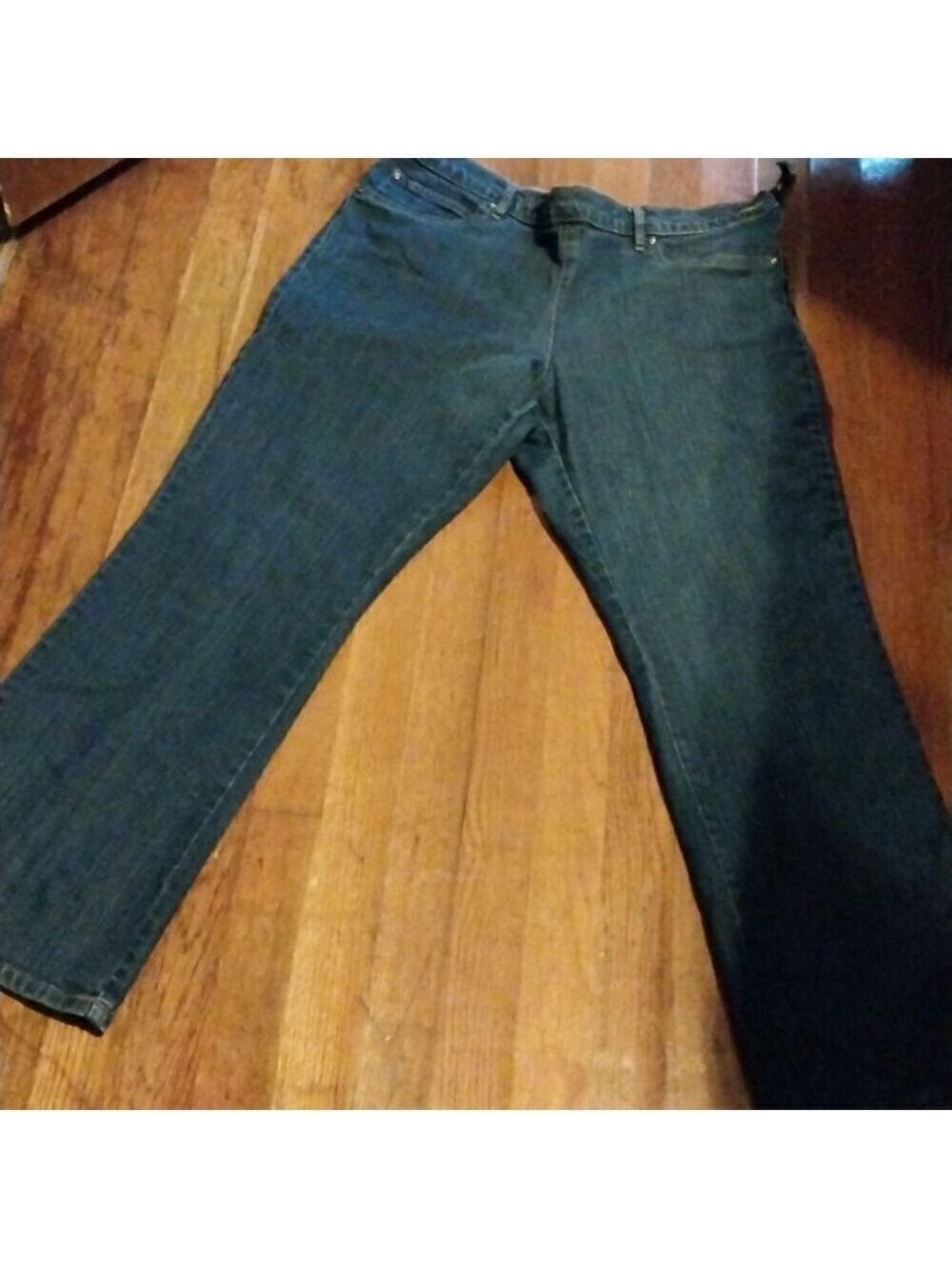 Passport Women Elastic Waistband Jeans No Zipper Size 16W